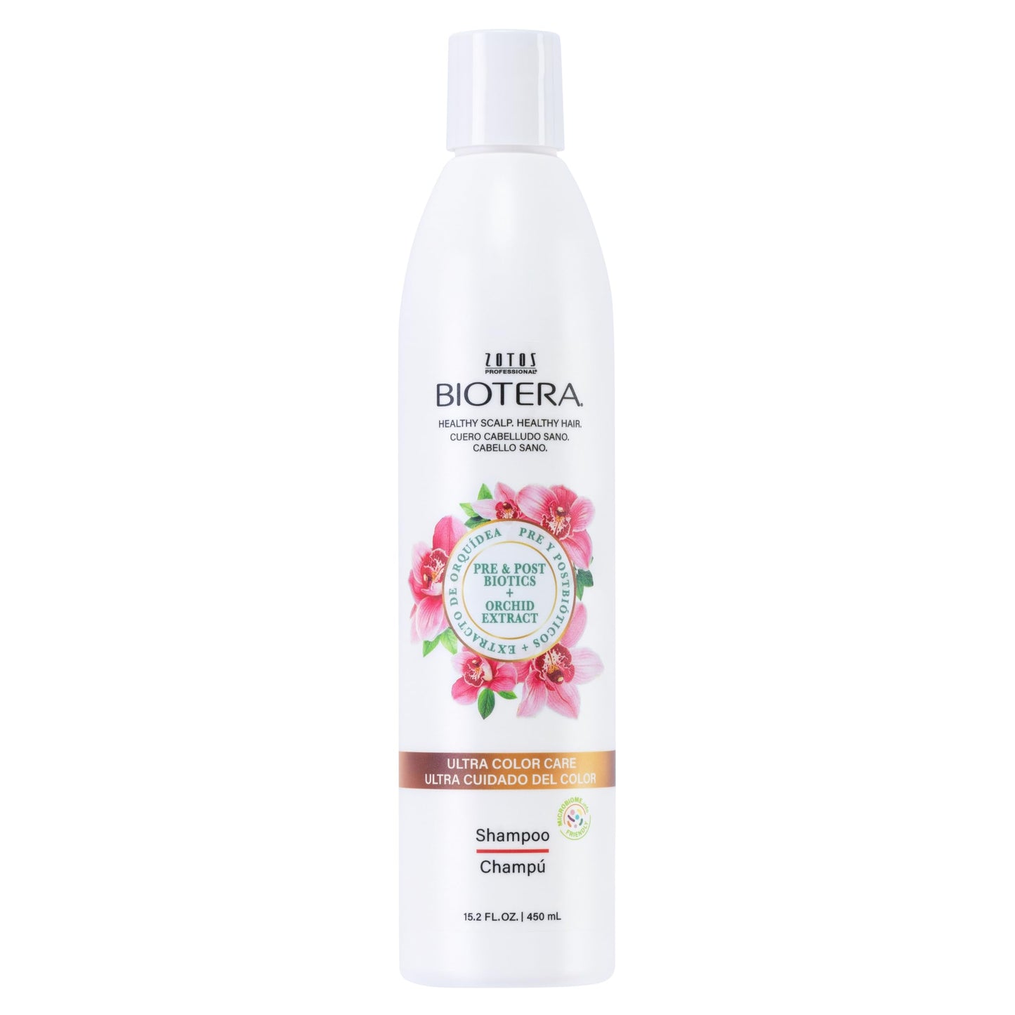 Biotera Ultra Color Care Shampoo for Vivid Color-Treated Hair - Protects & Extends Vibrancy with Coconut & Orchid Extract, Enhances Shine & Softness, Sulfate-Free, Vegan