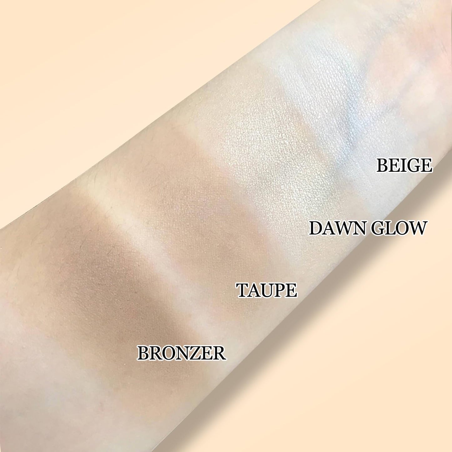 Erinde Cool Toned Contour Palette, Taupe Grey Contour Powder for Fair Pale Light Cool Skin Tones, Lightweight, Ultra-Blendable, Multiuse Goth Contouring Face Sculpting Bronzer Makeup, 01 Gray Brown