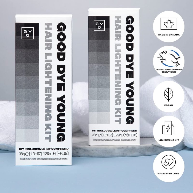 Good Dye Young Semi-Permanent Hair Dye - Ex-Girl Shade with Lightening Kit | 4oz
