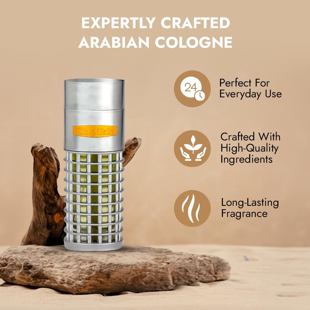 Al Haramain Sheikh Eau de Parfum Spray for Unisex, 2.88 Ounce / 85 ml