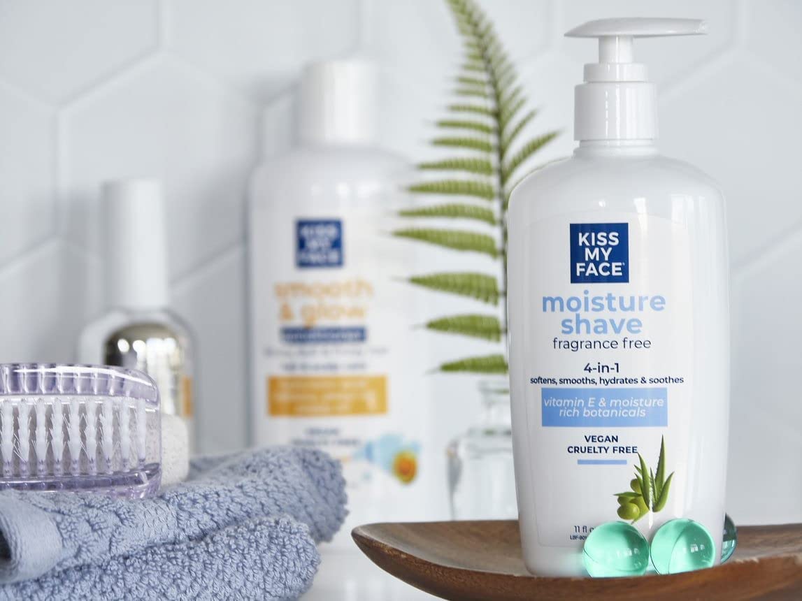 Moisture Shave Cream - Fragrance-Free 4-In-1 Pump, 11 Oz | Pack of 3