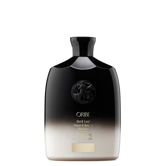 Oribe Gold Lust Repair & Restore Shampoo - Repairs & Prevents Damage - Protects & Moisturizes Dry, Damaged Strands - With Biotin & Niacinamide - For Damaged Hair & All Hair Types - 8.5 oz