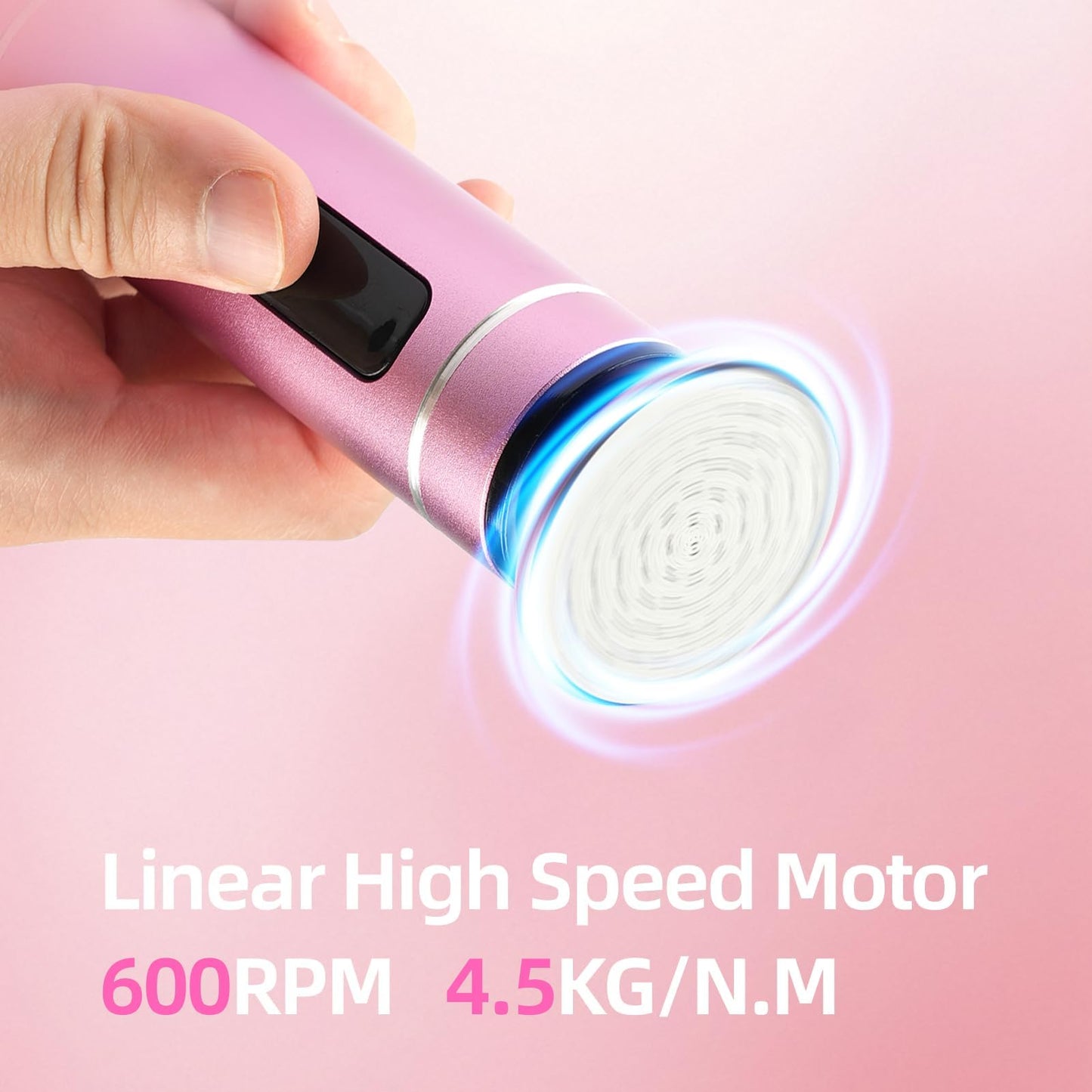 MARSDREAMS Electric Foot Callus Remover, Cordless Rechargeable Adjustable Speed Feet File with Nano Glass Grinding Disc, Wireless Professional Pedicure Tool for Heel Dead Skin and Calluses