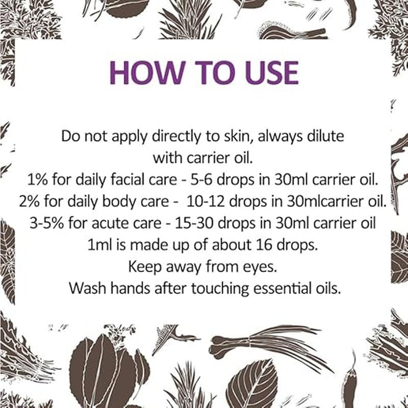 d?ve herbes Sweet Wormwood Essential Oil (Artemisia annua) Pure | Non-Sticky | Non-Greasy | Lightweight | Men & Women | All Skin Types | Steam Distilled 100ml (3.38 oz)