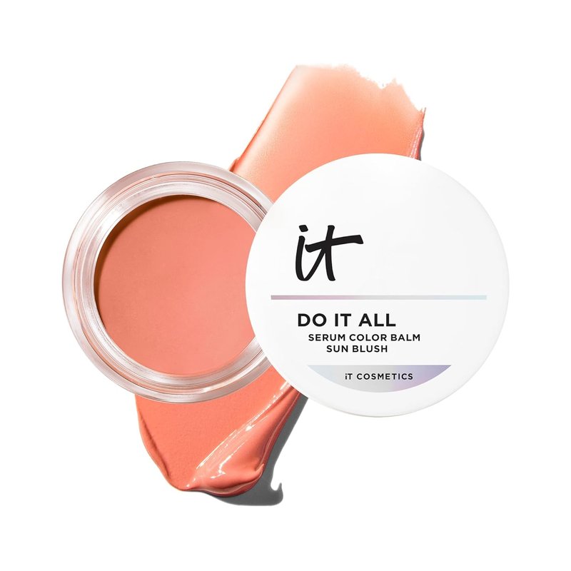 IT Cosmetics Do It All Serum Color Balm - Blendable Blush & Bronzer with 24HR Hydration | 0.63 oz