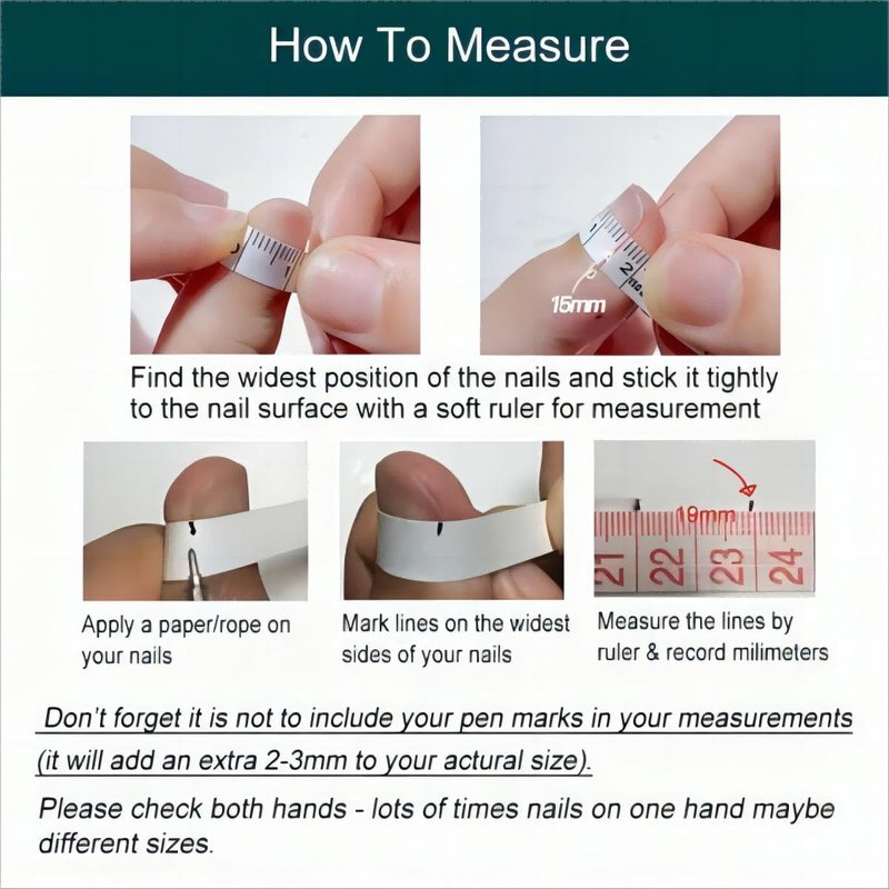 Handcrafted Press-On Nails Kit - Durable & Stylish Short Length | Perfect for Daily Wear & Special Occasions (M19, M)