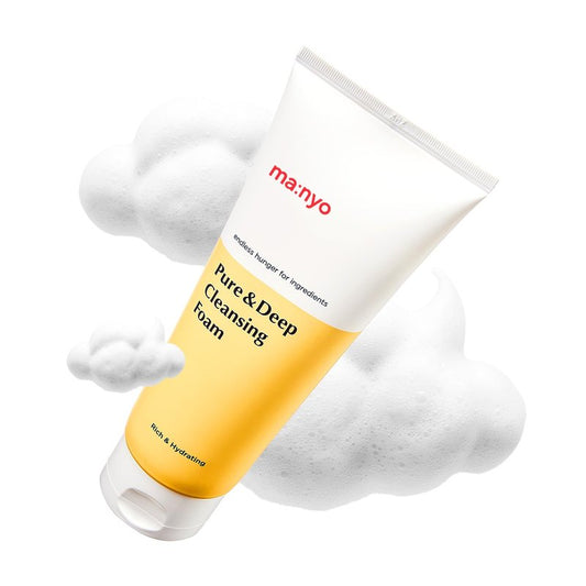 MANYO Pure & Deep Cleansing Foam, Facial Cleanser, for Double Cleansing, Pore Cleaner, Blackhead Remover, Acne Face Wash, Korean Skin Care, Pack of 3, 10.1 fl oz(600ml)