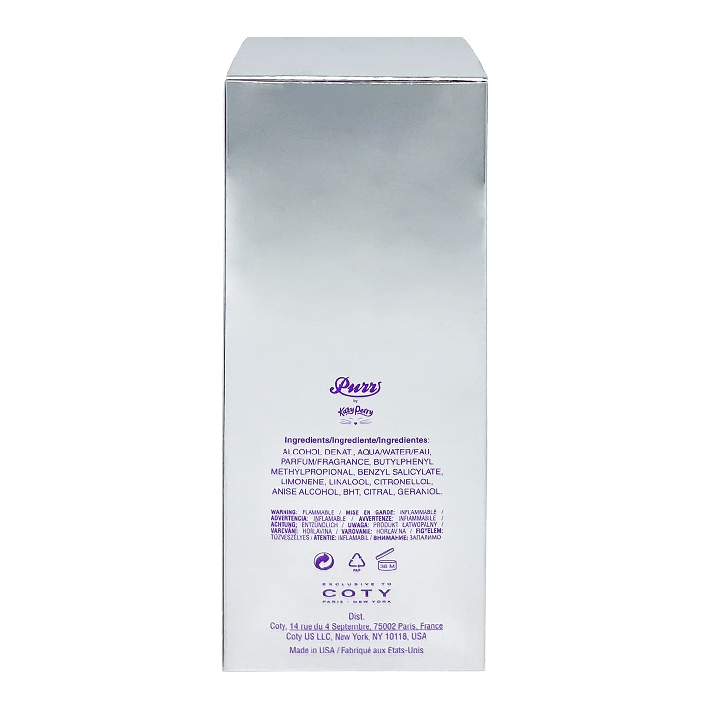 Purr by Katy Perry Eau De Parfum Spray 3.4 oz -100% Authentic