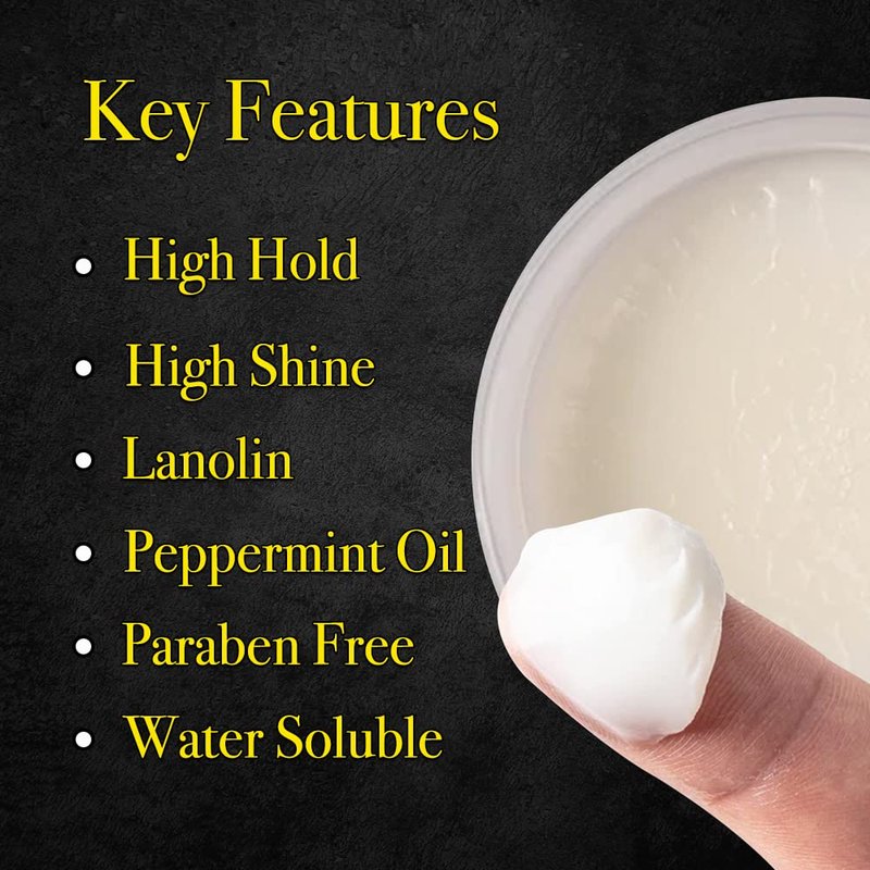 Pete & Pedro HAIR POMADE - Hairstyling Classic Pomade for Men | Medium Hold and High Shine With A Ton Of Control, Helps Slick Back Hair | As Seen on Shark Tank 2 oz.