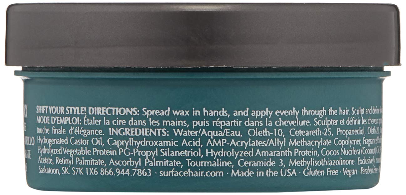 Surface Hair - Surface Hair - Shift Wax, Shape And Create Shine, While Separating and Defining, 2 Oz.