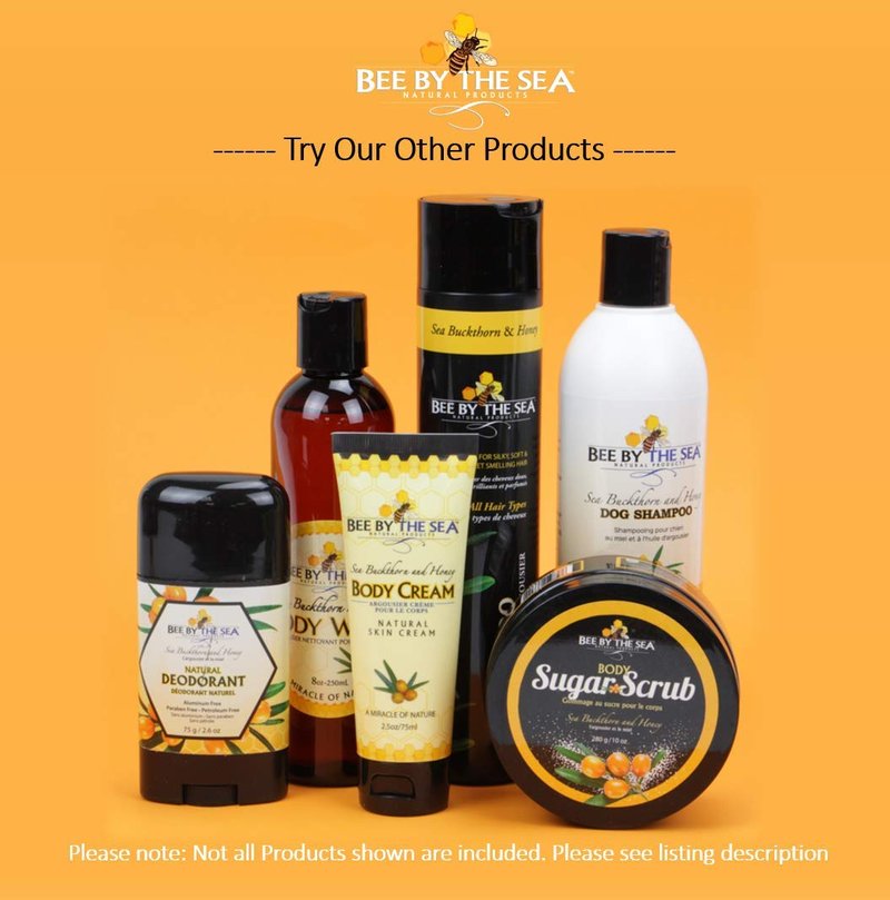 Honey & Sea Buckthorn Body Butter Cream - Nourishing Moisturizer for Dry Skin | 6 oz