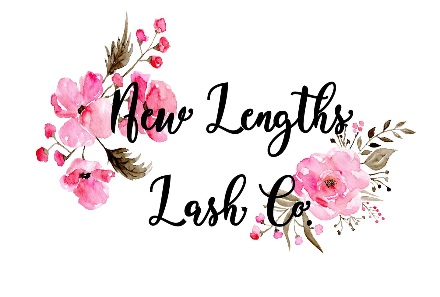New Lengths Lash Co. Professional Mixed Length Eyelash Extensions, Ultra Black, 8-15mm, 16 Rows, Premium Synthetic Silk (C Curl - 0.20 mm)