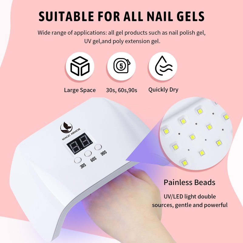67Pcs Gel Nail Polish Kit with UV Light and Nail Drill Starter Kit- 32 Colors Nail Polish 4Pcs Top Base Coat and 15Pcs Nail Brush All in One Manicure Kit for Beginners DIY at Home Gifts for Women