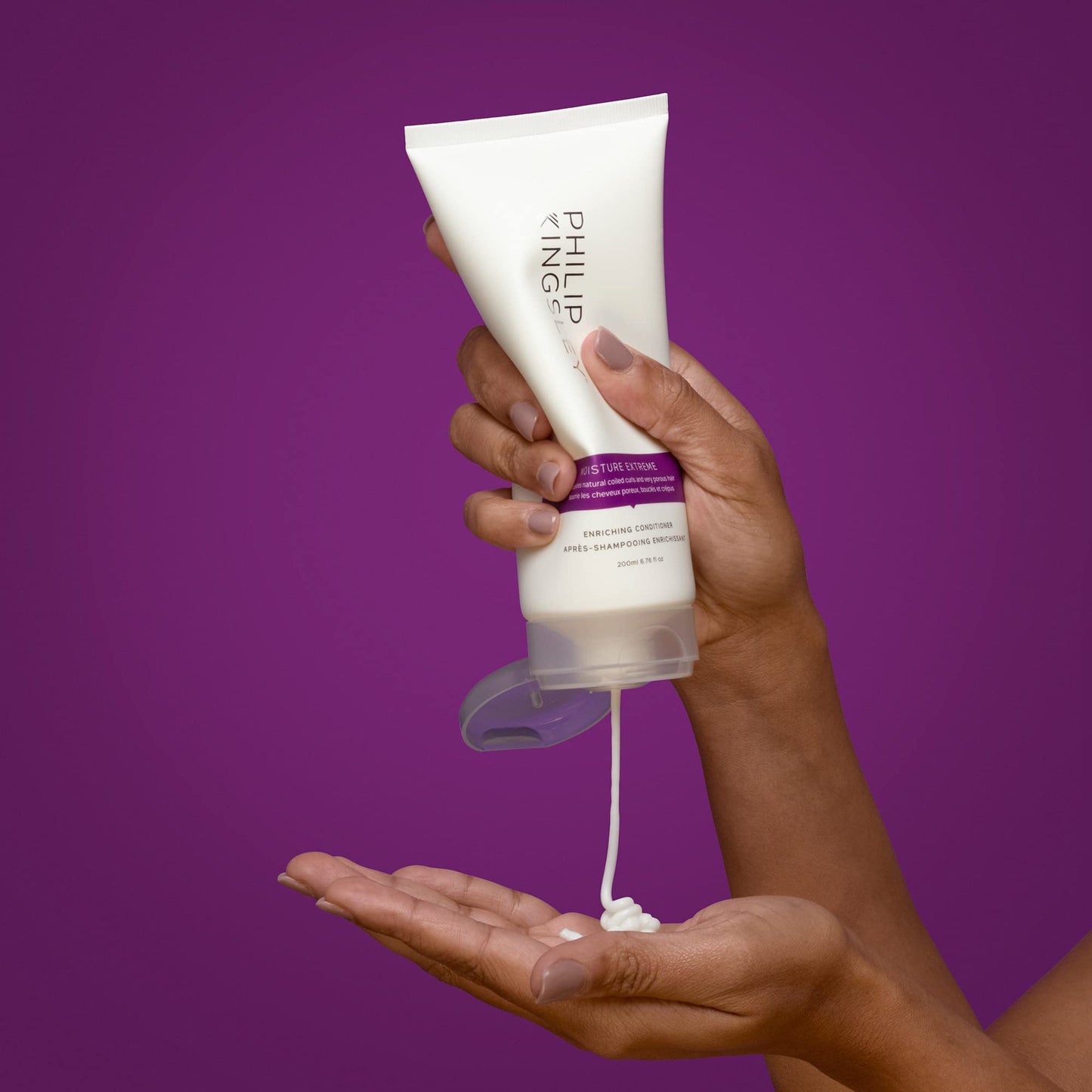 PHILIP KINGSLEY | Moisture Extreme Enriching Conditioner | For Curly, Dry, Damaged Hair | Moisturizes, Hydrates and Adds Shine| Detangles and Controls Frizz, Adds Shine | 6.76oz