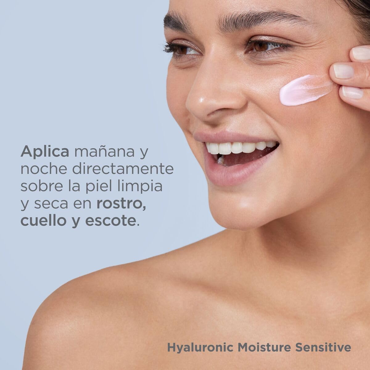 ISDIN Isdinceutics Hyaluronic Moisture Sensitive Skin Calming Daily Face Moisturizer with Hyaluronic Acid 1.76 OZ (Eco-Refill)