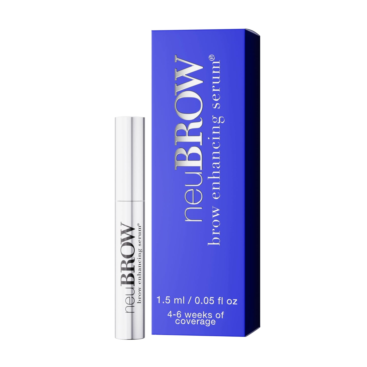neuBROW Brow Enhancing Serum by Skin Research Laboratories - 1.5 mL Eye Brow Serum for Defined, Fuller & Thicker-Looking Hair Brows - Advanced Formula Promotes Natural & Healthy Appearance of Brows