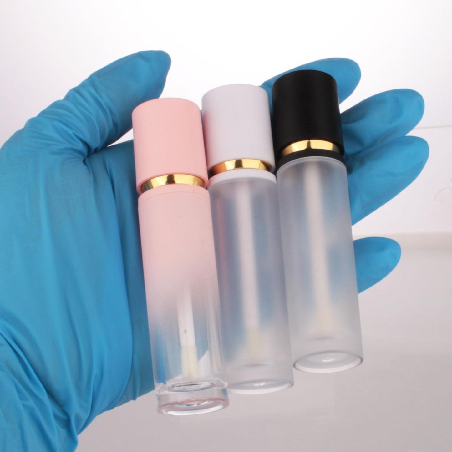 30 PCS Empty White Lip Gloss Tubes - 8ml with Wand Applicator for Lip Oil Tint