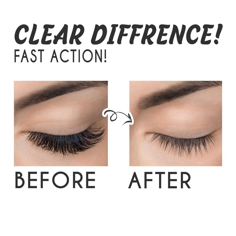 Amber Lash Safe Eyelash Extension Remover Gel 15ml, Gentle, Fast Acting Lash Glue Remover for Eyelash Extensions, Works in Just 60 Seconds - Non-Irritating Professional Eyelash Extension Gel Remover