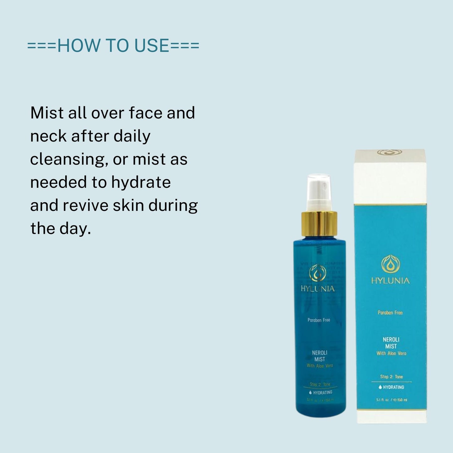 Hylunia Neroli Mist Instant Moisturizing Spray