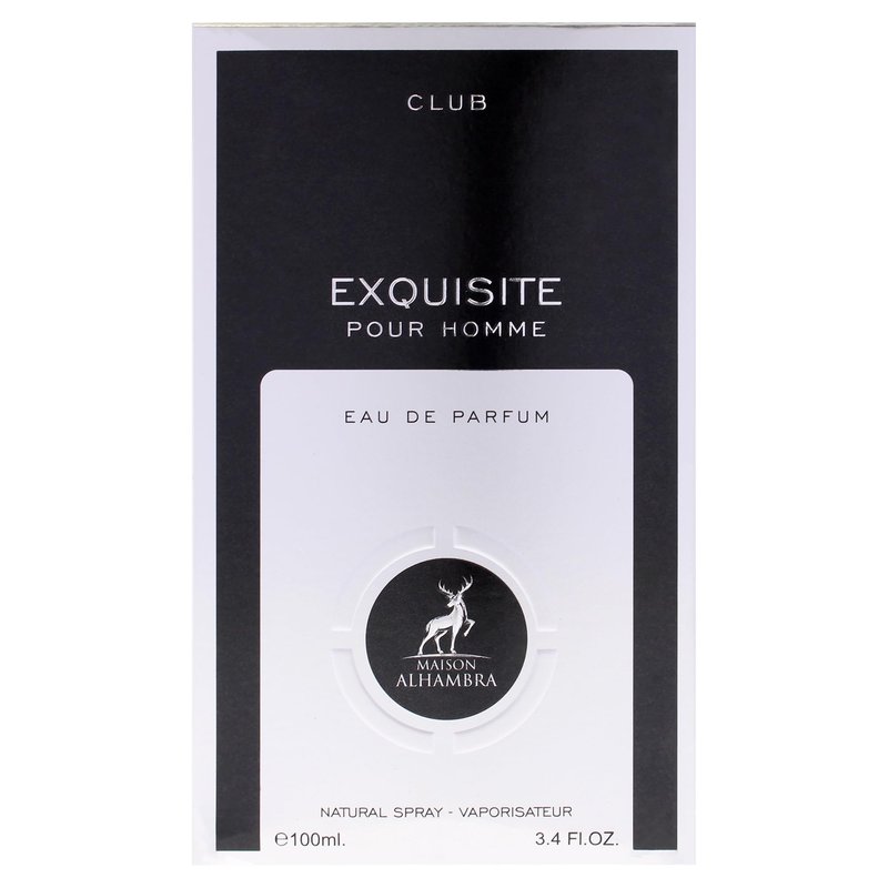 Club Exquisite by Maison Alhambra for Men - 3.4 oz EDP Spray