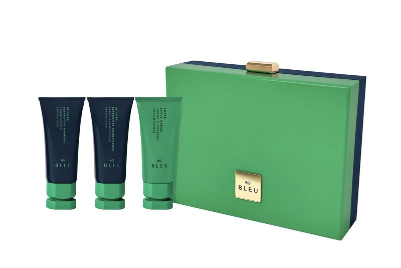 R+Co BLEU Repair + Moisture Trial Set | Limited Edition | Travel Size Shampoo, Conditioner & Repair Mask | Strengthens, Hydrates, and Revives Damaged or Color-Treated Hair