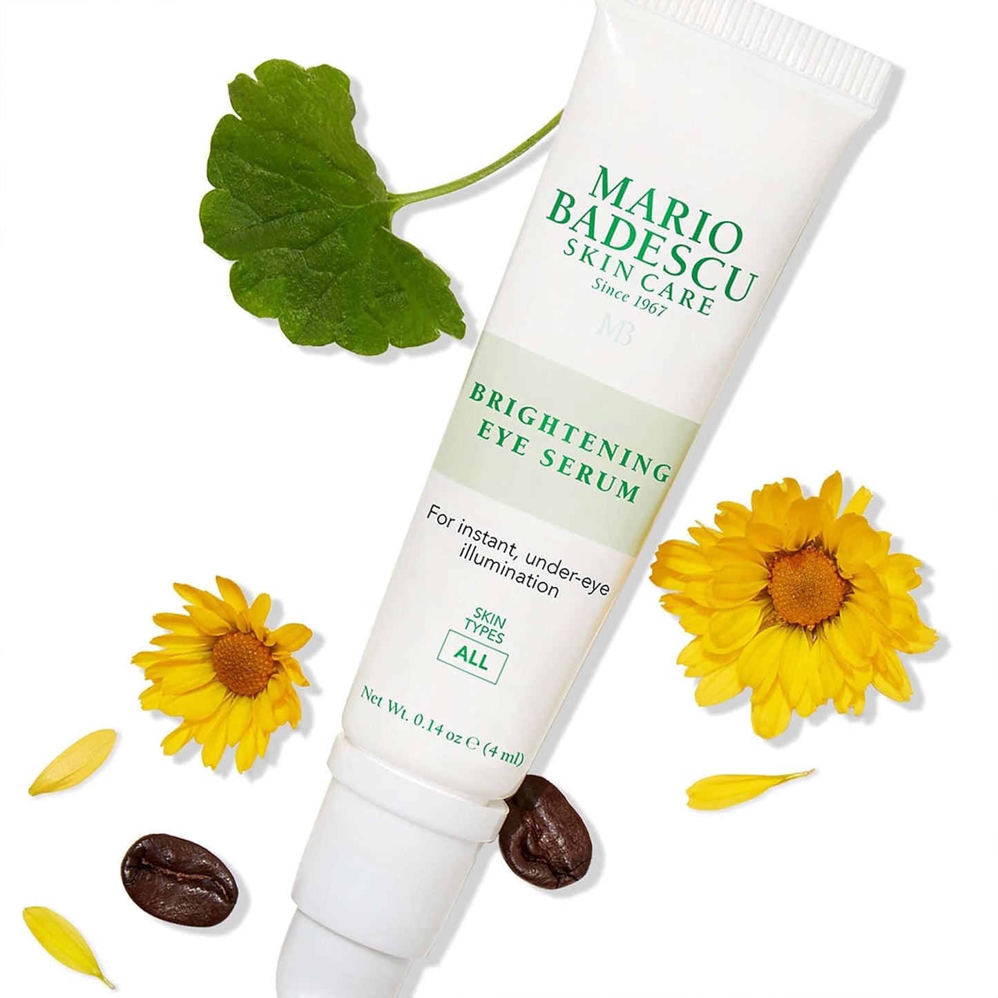 Mario Badescu Hydrating & Depuffing Hyaluronic Eye Cream & Brightening Eye Serum Duo - Formulated with Hyaluronic Acid, Caffeine & Niacinamide, Targets Dark Circles, Fine Lines & Wrinkles