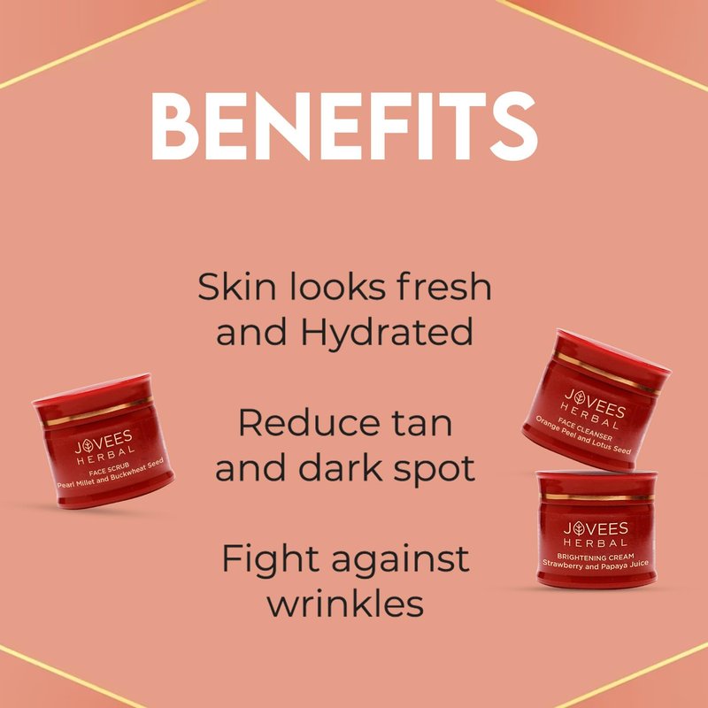 Bridal Brightening Facial Value Kit - Jovees Herbals | Natural Glow Essentials