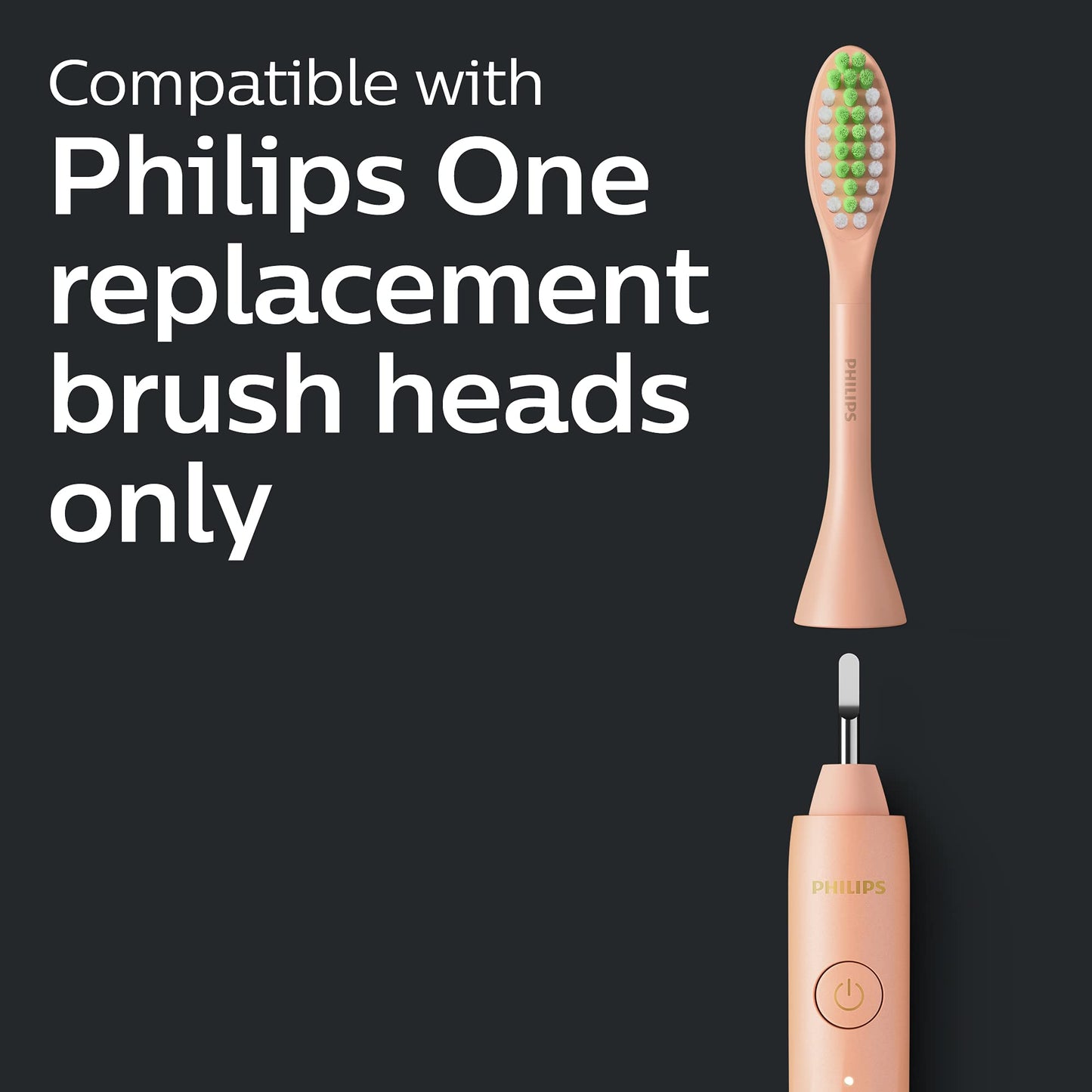 Philips Sonicare One by Sonicare Rechargeable Toothbrush, Shimmer, HY1200/25 (Pack of 3)