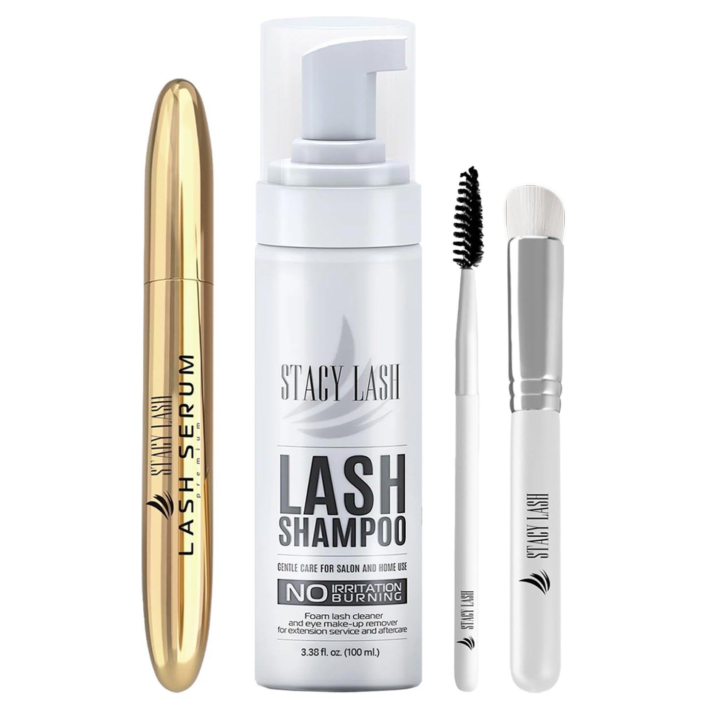 Eyelash Extension Shampoo & Foaming Cleanser | Biotin-Infused for Growth & Thickness - 3.38 fl. oz / 5 ml