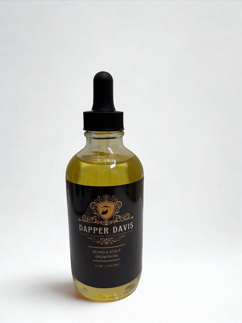 Beard Growth Oil for Men - Avocado, Jojoba & Rosemary Formula | Softens & Thickens Facial Hair (4 oz)