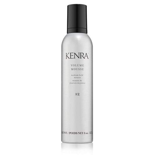 Kenra Volume Mousse 12 | Medium Hold Mousse | Non-Drying, Non-Flaking Lightweight Formulation |Styling Control Without Stiffness Or Stickiness | Tames Frizz & Conditions | All Hair Types | 8 oz