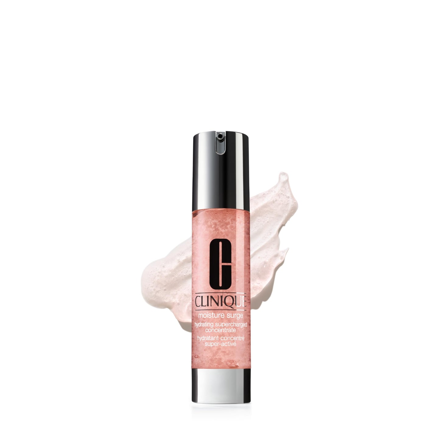 Clinique Moisture Surge Hydrating + Plumping Supercharged Concentrate Face Serum For All Skin Types | Blend of Hydrating Ingredients With Hyaluronic Acid | Plumping, 1.7 Fl Oz