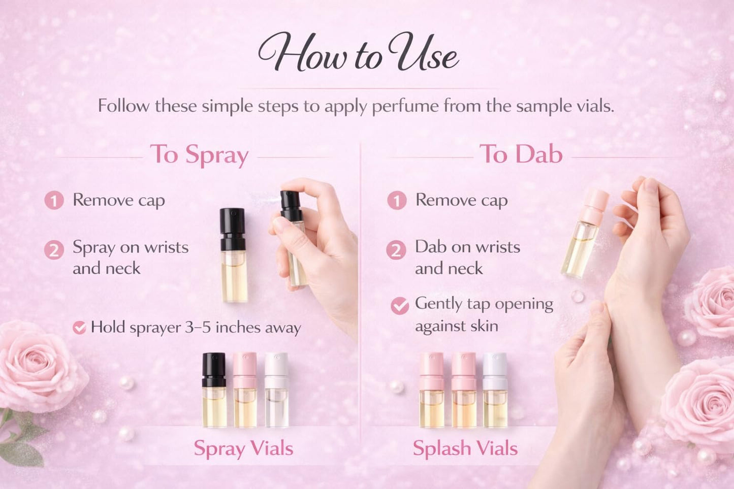 Generic 12 Top Selling Designer Perfume Sample Vial Discovery Set - Women's Fragrance Sampler Set with 12 Random Vials