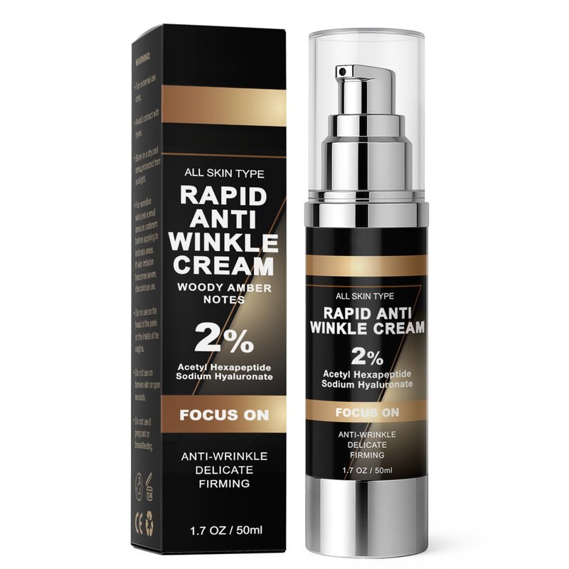 Wrinkle Cream for Men & Women: Age Defender Anti-Aging Face Cream with Hyaluronic Acid, Collagen & Shea Butter – Firming & Smoothing Face Moisturizer to Reduce Fine Lines & Wrinkles, 1.7oz