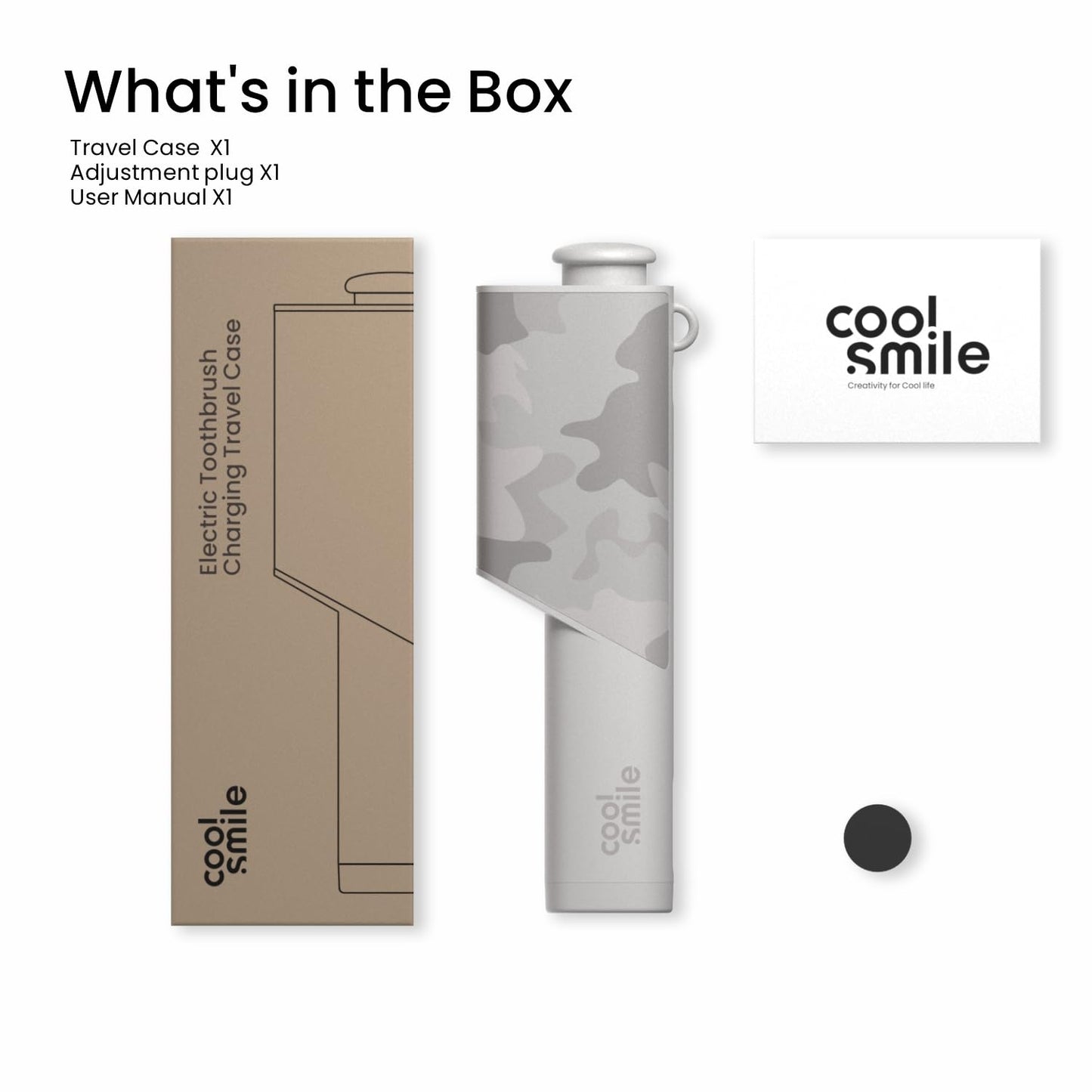 CoolSmile Charging Travel Case Compatible with Philips Sonicare Electric Toothbrushes, Fits Philip Sonicare 1100/3100/ 4100/4300/ 4500/5100/ 5300/6000/ 6100/6300/ 7000 series, Blue