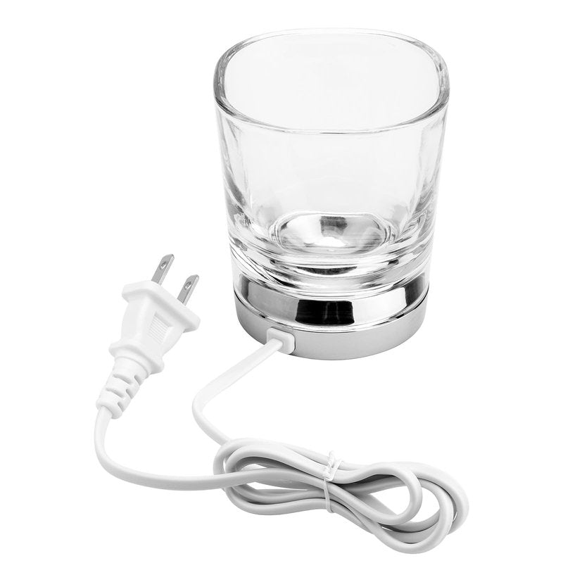 Replacement Charger Glass Cup for Philips Sonicare Diamondclean Toothbrush, Compatible Sonic Care CBA1001 Charger Base,for All HX99xx Series HX9901 HX9903 HX9924 HX9954 HX9957 HX9984,US Plug
