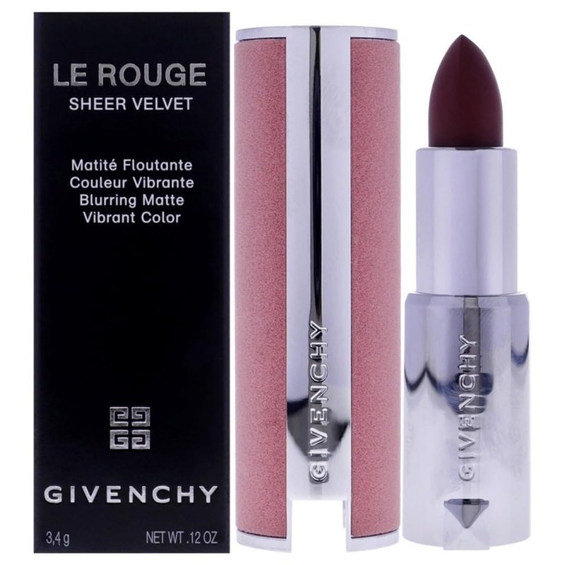 Givenchy Le Rouge Sheer Velvet Matte Lipstick - N17 Rouge Erable | 0.11 oz Long-Lasting Formula