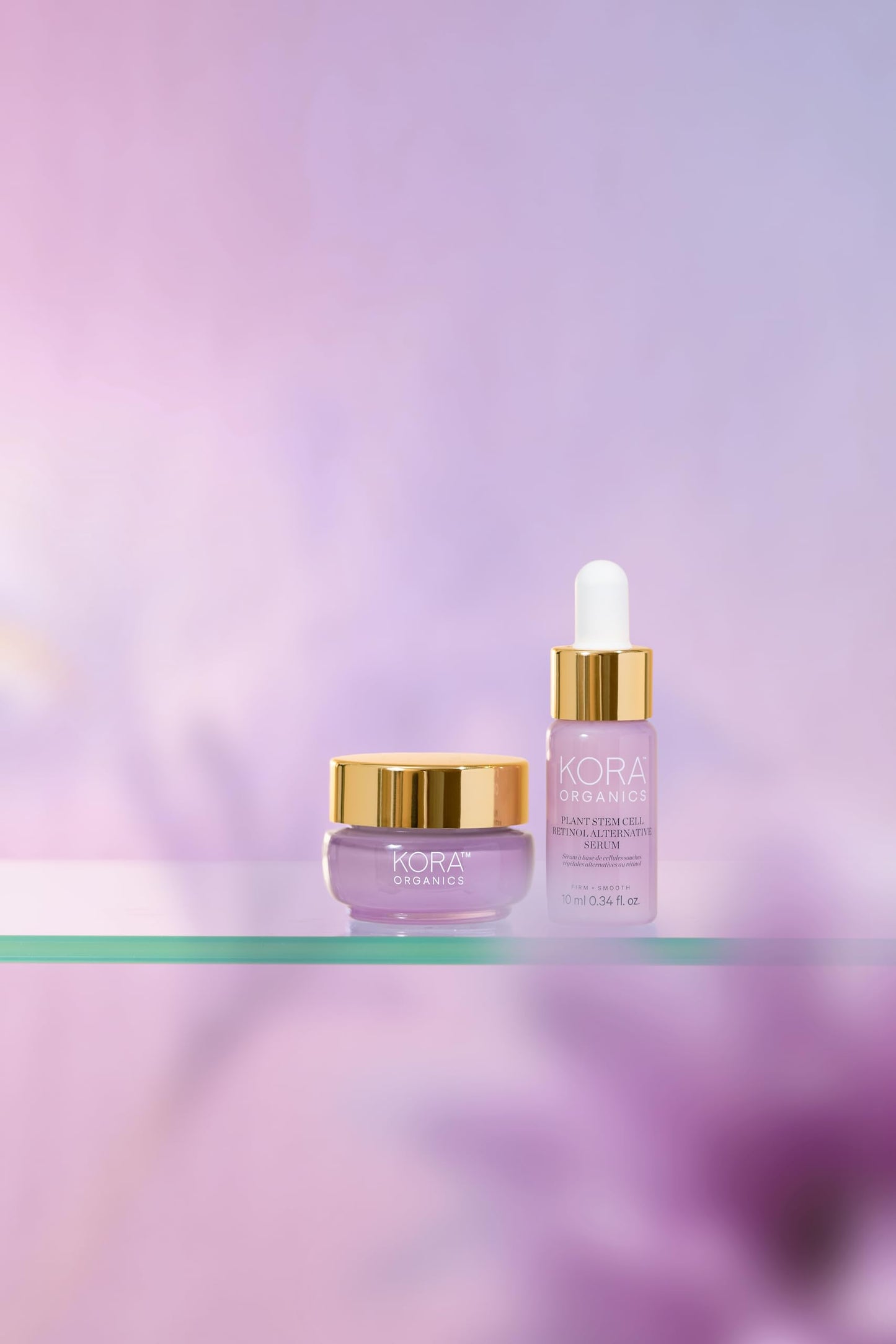 KORA Organics Plant Stem Cell Retinol Alternative Serum, Firming Face Serum, Repair Signs of Aging, Promotes Radiant Skin, Certified Organic, Cruelty Free, Travel Size Anti-Aging Serum, 0.34 fl oz