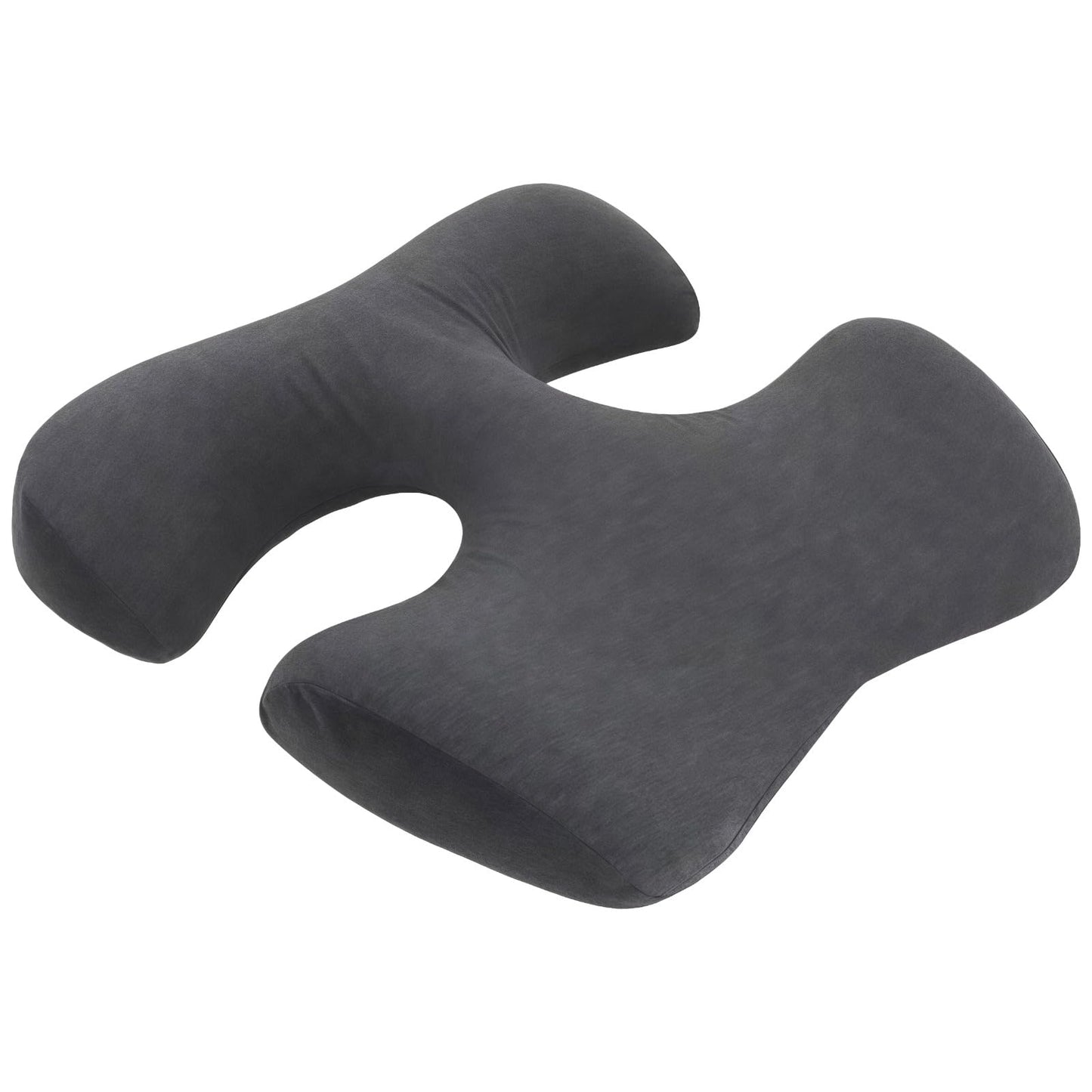 NIMBLOOM Breast Support Pillow, T-Shape Face-Down Pillow with Hollow Design, Memory Foam Filling, 17.7 x 16.9 x 3.1 in, Soft Polyester Cover & Bolster for Home & SPA Relaxation