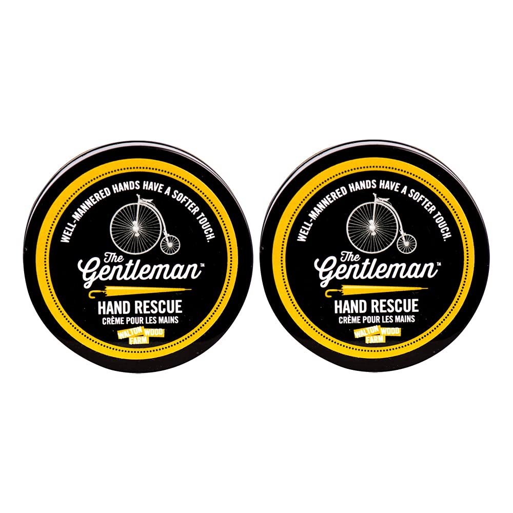 Men's Hand Rescue 2-Pack - Citrus & Musk Scent | Vegan & Paraben-Free | Walton Wood Farm