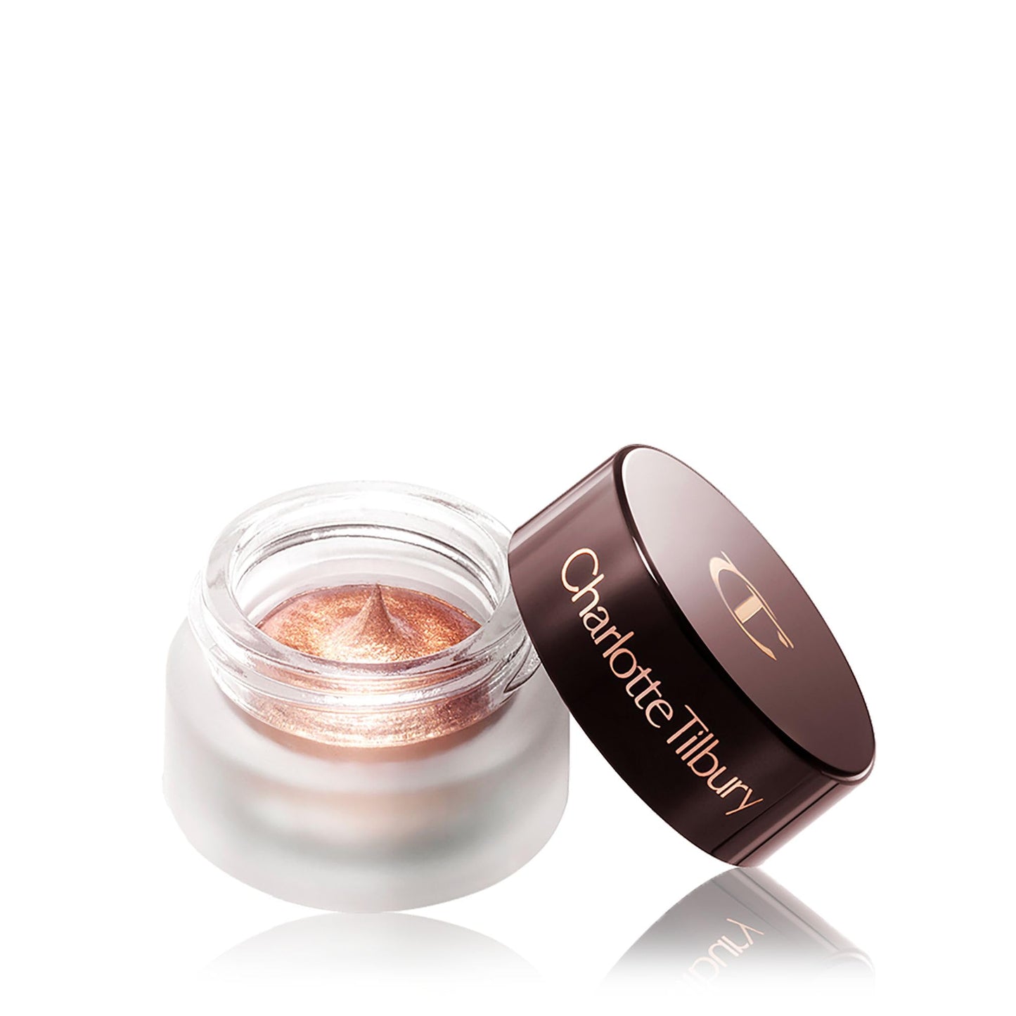 Charlotte Tilbury Eyes to Mesmerize Cream Eyeshadow - Long-Lasting Single Eyeshadow - Water-Infused Metallic Formula with Vitamin E for Crease-Resistant Wear - Rose Gold