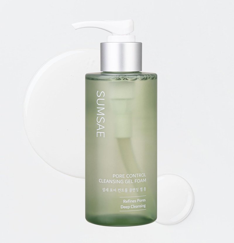 Pore Control Gel to Foam Cleanser - Deep Pore Cleansing Face Wash with Green Tea & Niacinamide | 155ml/5.24 fl oz