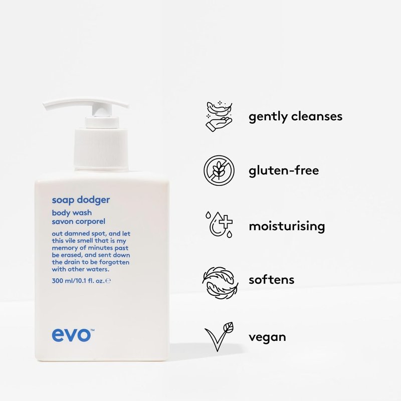 EVO Paraben-Free Body Wash | Cleansing & Moisturizing for All Skin Types - 10.1 fl oz