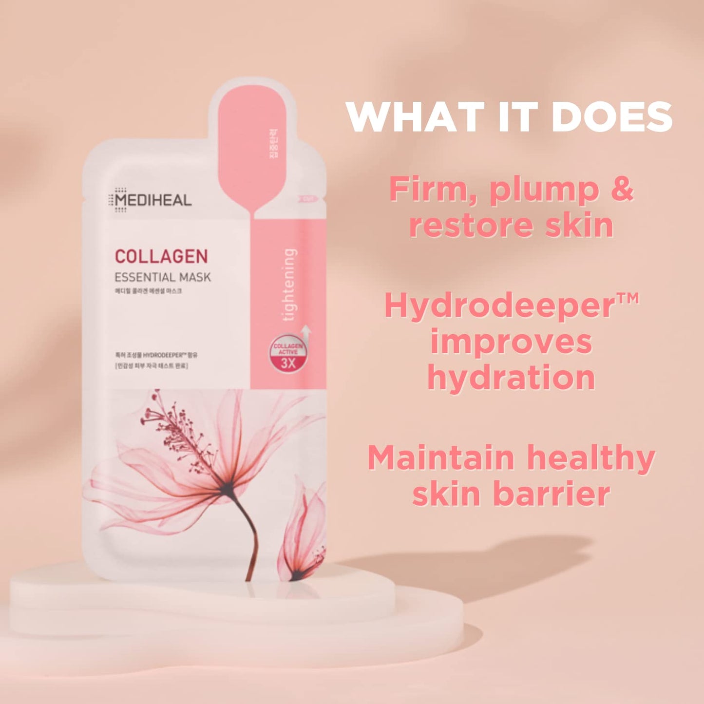 Mediheal Official Collagen & Tea Tree Sheet Mask 20 Sheets Set - Firming and Soothing Duo