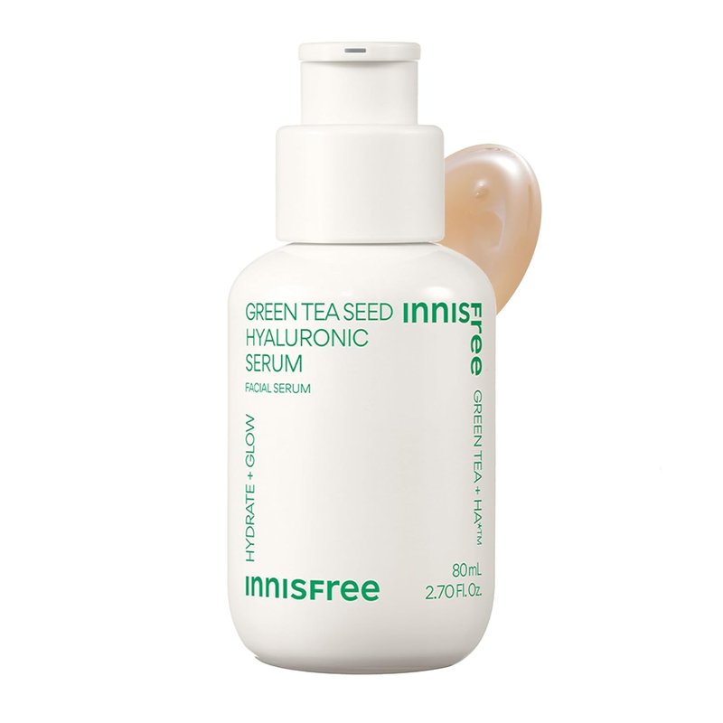 Innisfree Green Tea Seed Hydrating Serum - Hyaluronic Acid & Niacinamide for Glowing Skin | Refill & Sets Available