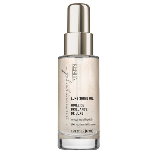 Kenra Platinum Luxe Shine Oil | Strengthens, Softens & Smooths Hair | Thermal Protection Up To 450F | Humidity Protection | Controls Frizz | 1.5 fl. Oz