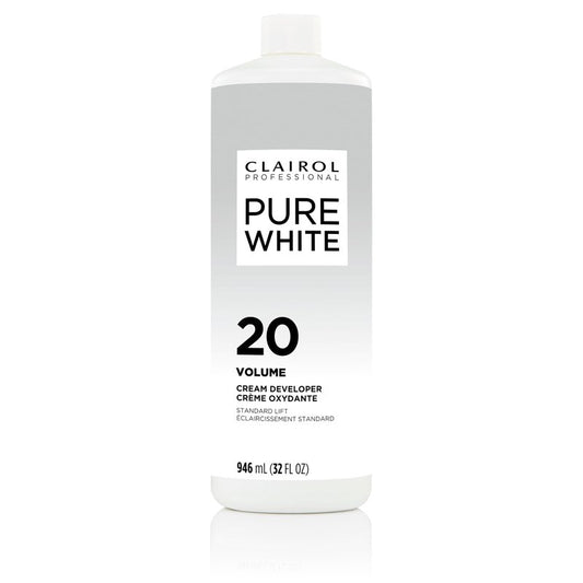 Clairol Professional Pure White 20 Volume Crème Developer, 32 oz.