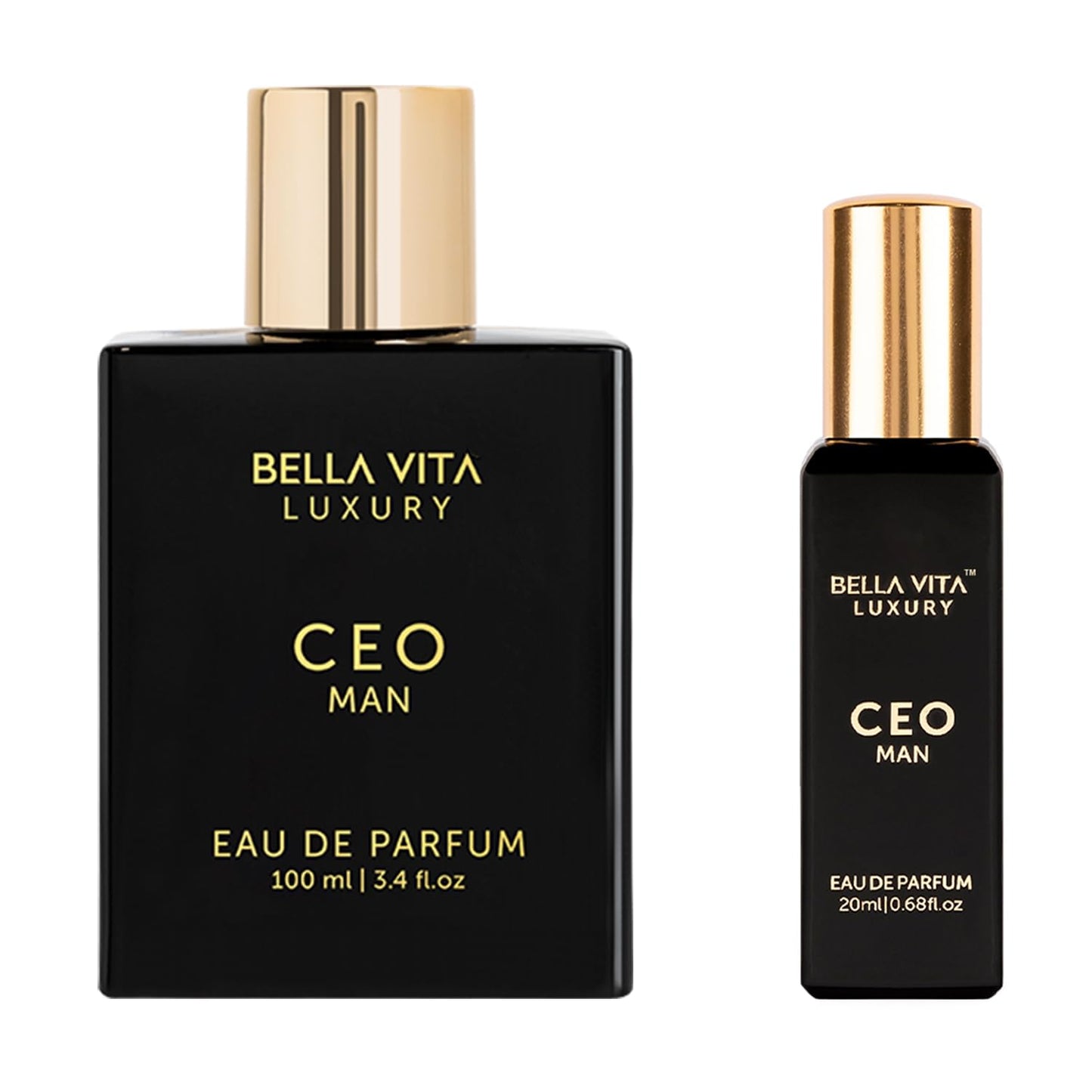 BellaVita Luxury CEO Man Perfume for Men Combo | Long-Lasting Men's Cologne with Lemon, Lavender, Tonka & Agarwood Perfume for Men | CEO Cologne for MEN