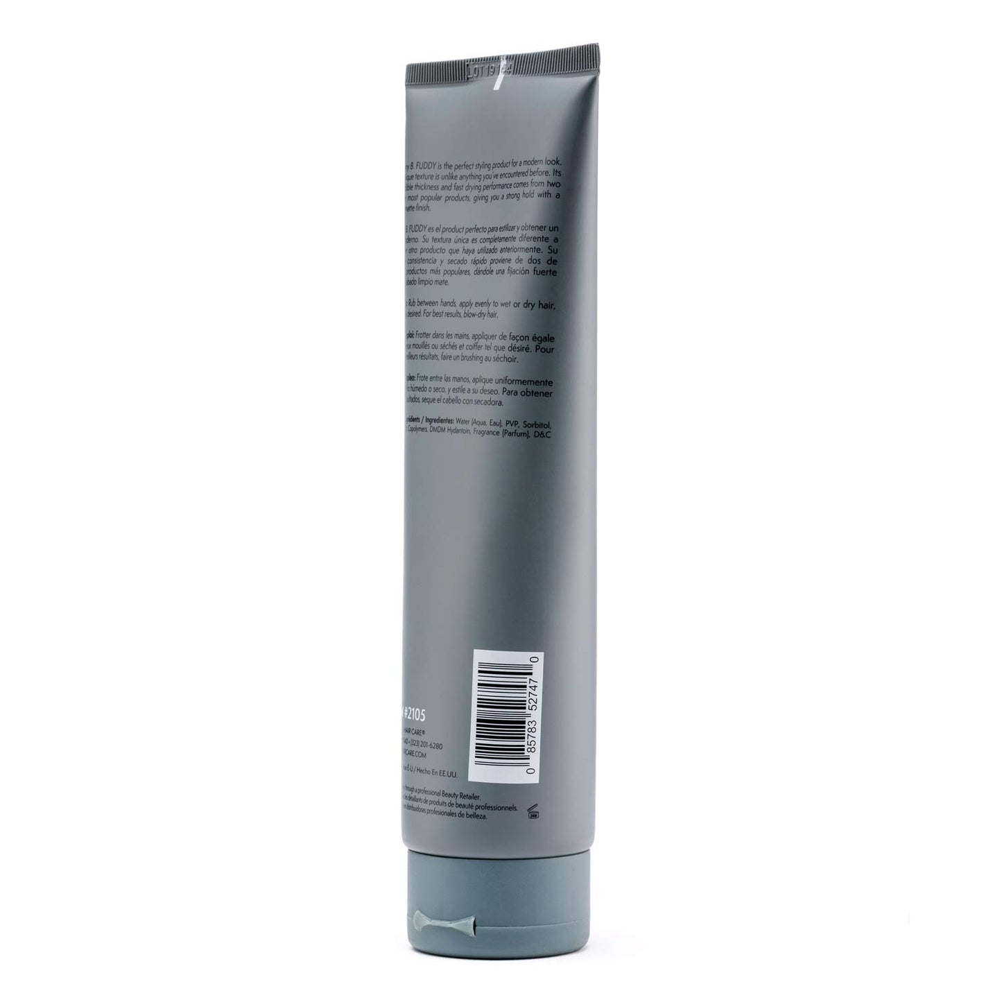JOHNNY B. Fuddy Strong Professional Matte Hair Styling Gel 6.7 Ounce