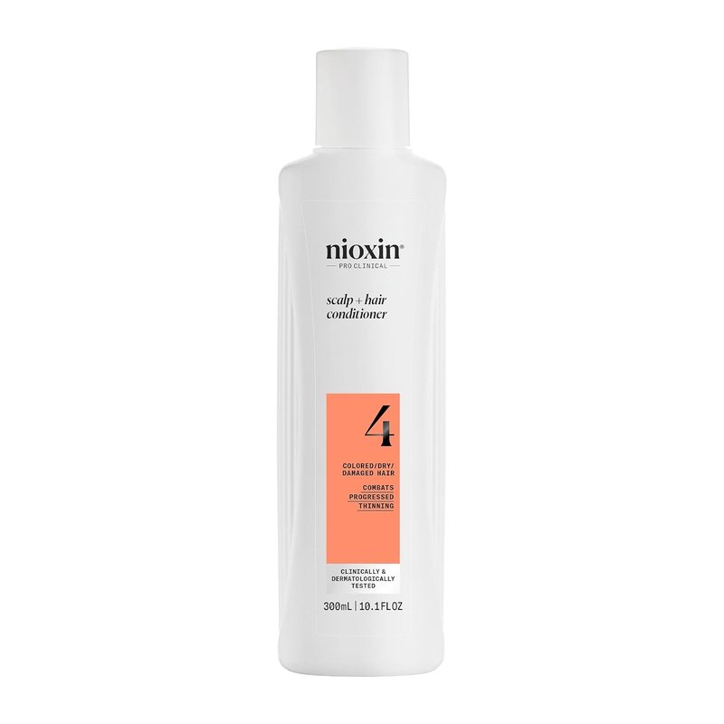 Nioxin System 4 Conditioner - Scalp & Hair Thickening for Colored, Dry, Damaged Hair | Nourishes & Boosts Density with Niacinamide & Biotin